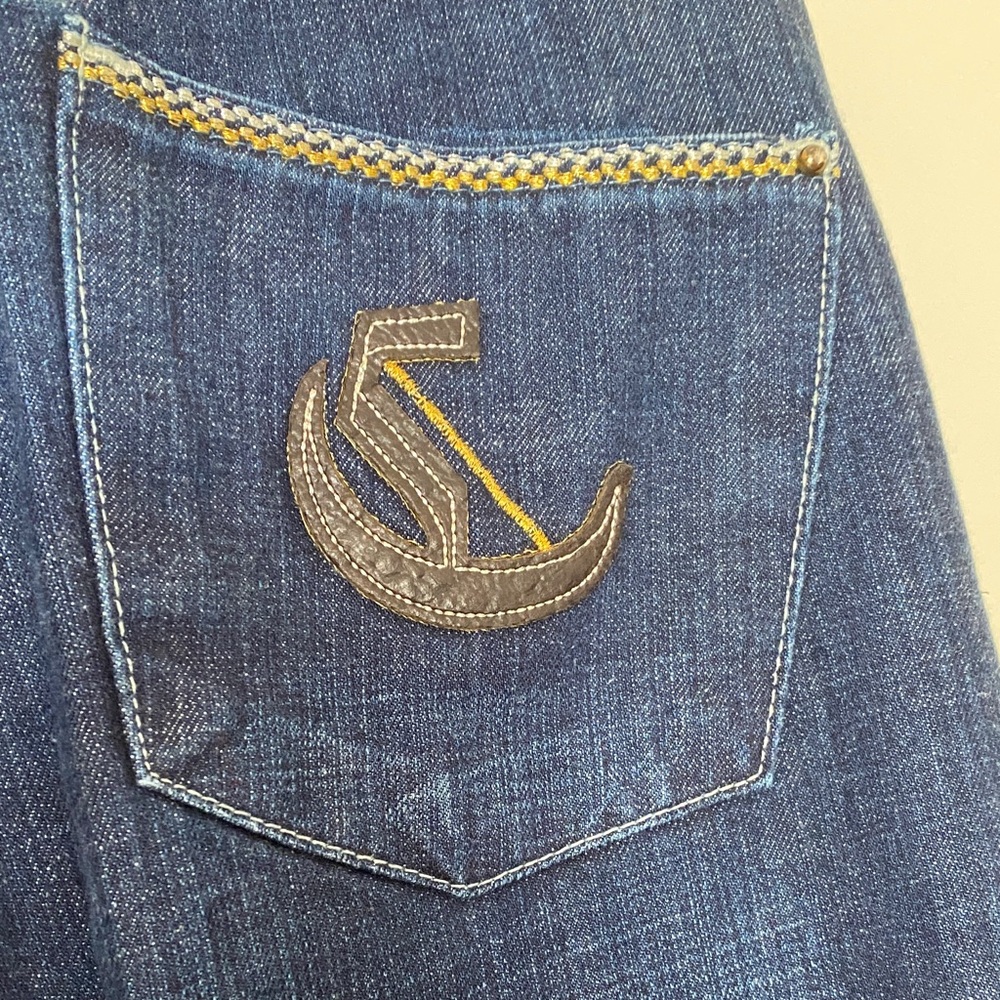 Roberto Cavalli Navy Bootcut Jeans - Picture 9 of 16